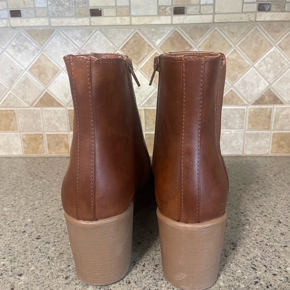 SOUL Naturalizer Apollo Women’s Toffee Brown Wedge Boots Size 10 - Picture 10 of 10